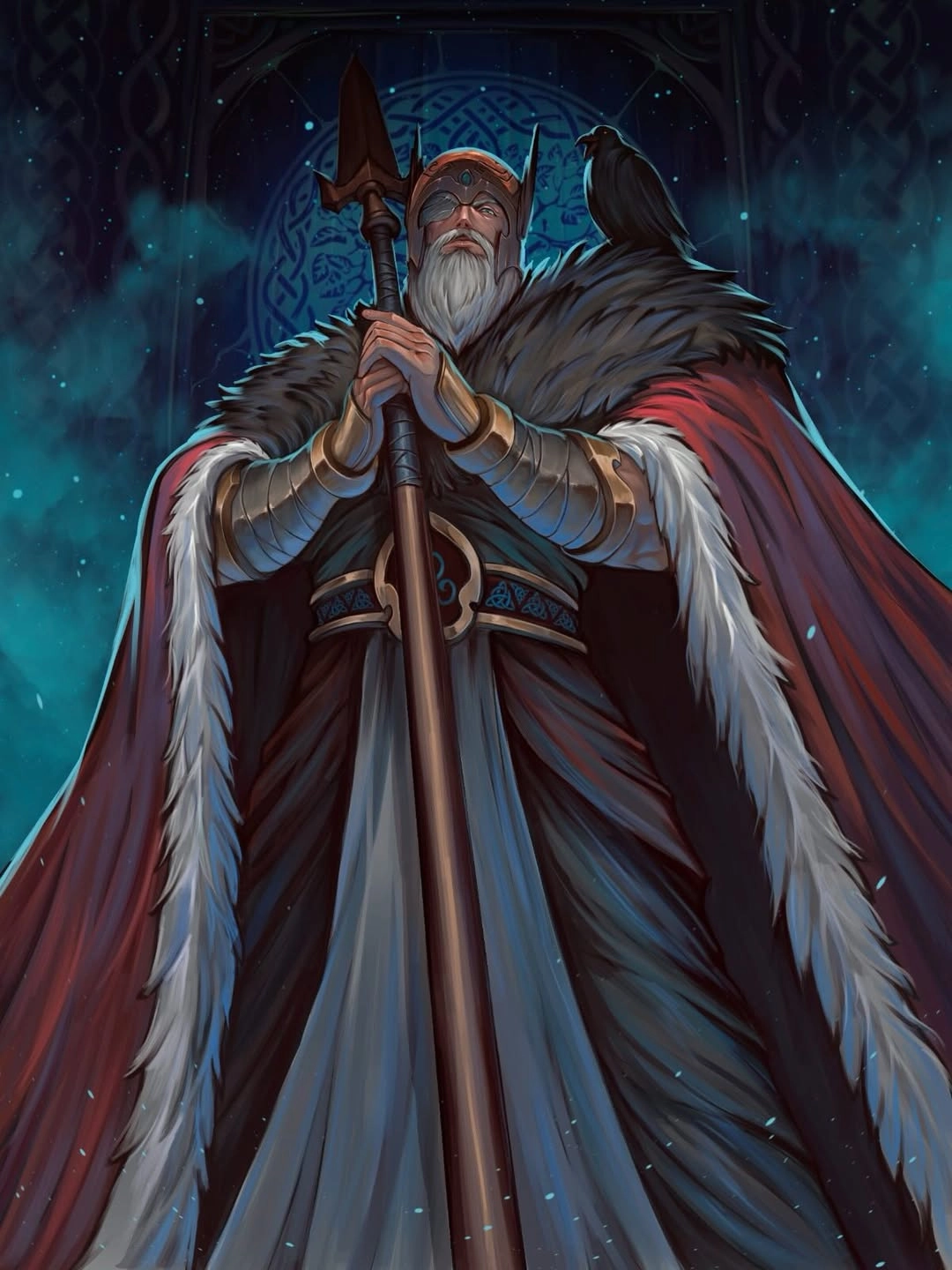 Ilustración de la baraja 1 CABALLERO